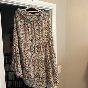Flowy skirt, elastic waistband